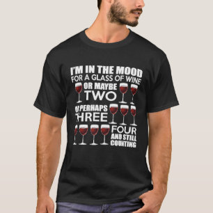 T-shirt Storecastle IM Dans L'humeur Pour Vin Drôle