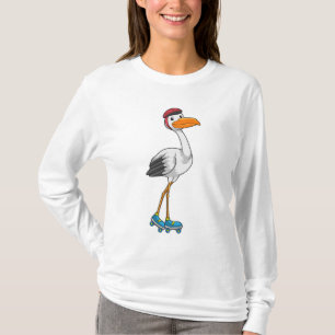 T-shirt Stork en Patinage en ligne avec Roller skates