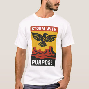 T-Shirt Storm Avec Faucon du Désert