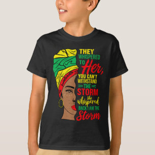 T-shirt Storm Black Women 1865 Freedom African