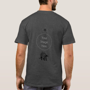 T-shirt Storm Grey Stegosaurus Spirit Dinosaur