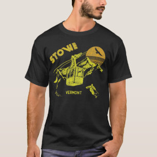 T-shirt Stowe Vermont Ski Rétro