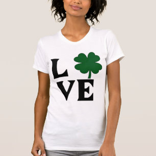 T-shirt StPatricks Love Shamrock Jersey Tee
