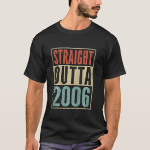 T-shirt Straight Outta 2006 Funny 15th Birthday Gag Born