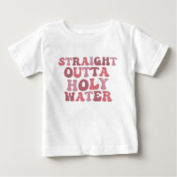T-Shirt 'Straight Outta Heiliges Wasser', Lustiges