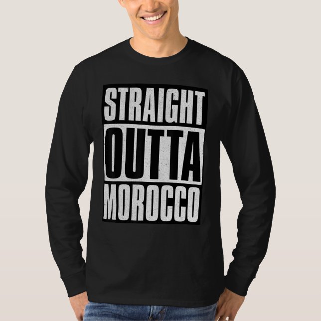 T-shirt Straight Outta Morocco (Devant)