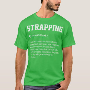 T-shirt Strapping Funny Dictionary Gym Signification