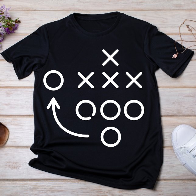 T-shirt Stratégie de football Jouer (Créateur téléchargé)