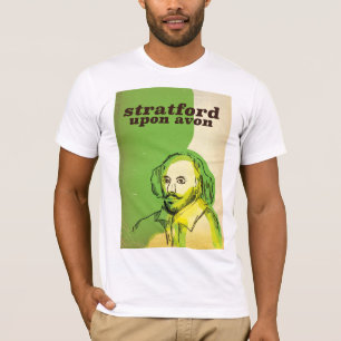 T-shirt Stratford sur l'affiche de voyage de style ancien