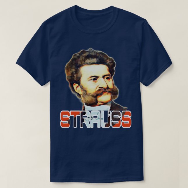T-shirt strauss johann strauss (Design devant)