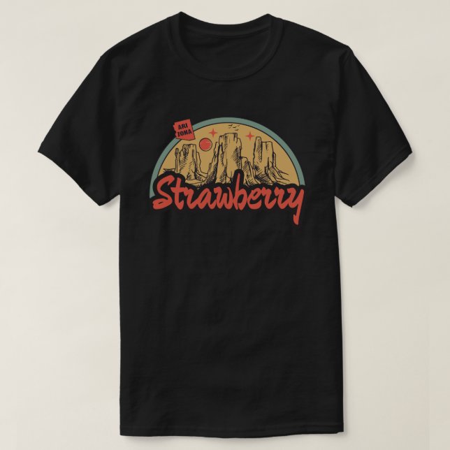 T-shirt Strawberry, Arizona (Design devant)