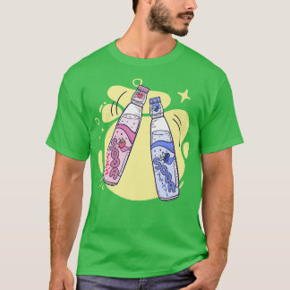 T-shirt Strawberry Blueberry Soda Japan Kawaii 