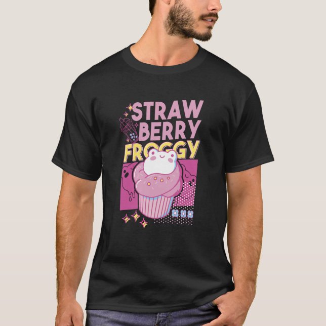 T-shirt Strawberry Froggy Frog (Devant)