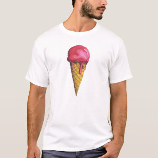 T-shirt Strawberry Ice-cream cone