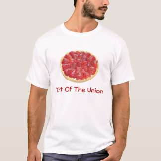 T-shirt Strawbs : Tarte de l'union (le double a dégrossi)