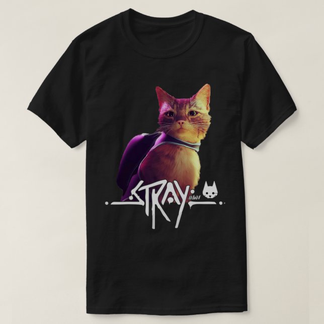 T-shirt stray game stray video game   (Design devant)