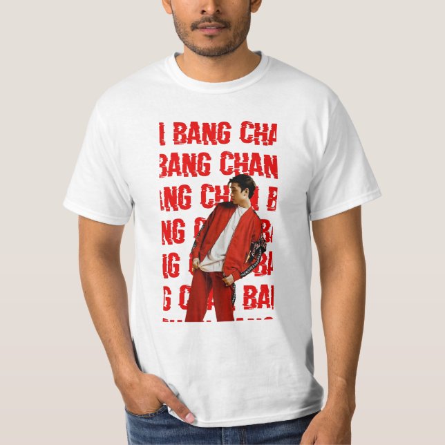 T-shirt Stray Kids bang chan (Devant)
