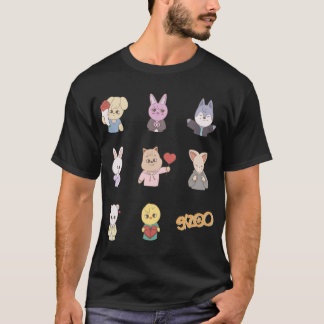 T-shirt Stray Kids SKZOO - Valentines Ver. Sticker.png