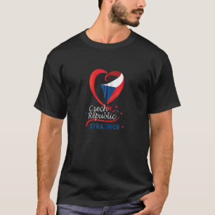 T-shirt Straznice République Tchèque Drapeau De Coeur Lion
