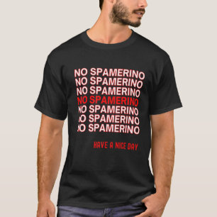 T-shirt Streamer Alisha Mème Pas De Spamerino Dans Le Chat