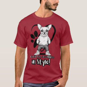 T-shirt Street Chic Chihuahua : Petit créateur de tendance