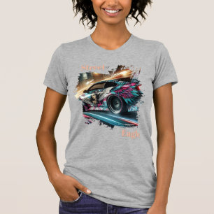 T-shirt STREET EAGLE Maillot dérive femme — Néon