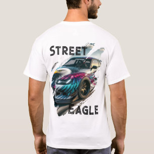 T-shirt Street Eaglwear – Lifestyle de la voiture de drift
