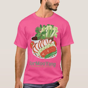 T-shirt Street Food Thai Pork Steak avec Sauce Native