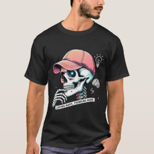 T-shirt Street Smart Skeleton Vivre en toute simplicité, p