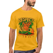 T-Shirt Streetwear Basket-ball Respectez Le Dégoul