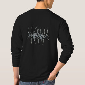 T-Shirt Streetwear Imprimé au Dos Noir