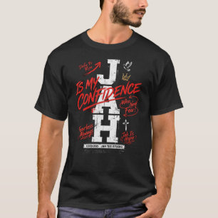 T-shirt Streetwear Intrépide Confiant en Jah