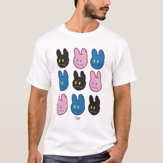 T-Shirt Streetwear Motif Grille Gang Lapin Cool