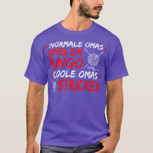 T-shirt Strickerin Geschenk Oma Lustiges Stricken