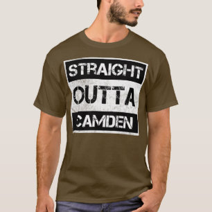T-shirt Stright Outta Camden city New Jersey Vintage Dist