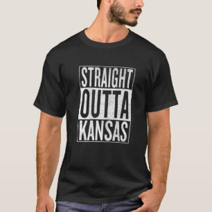T-shirt Stright Outta Kansas Great Travel Outfit