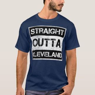 T-shirt Stright Outta Ohio Vintage Souvenir désorganisé