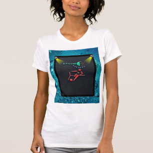 T-shirt Strike dynamique, Emblème du joueur de football