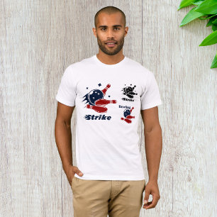 T-shirt Strike Ten Pin Bowling Mens