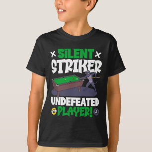 T-shirt Striker Silencieux - Billard Et Chat