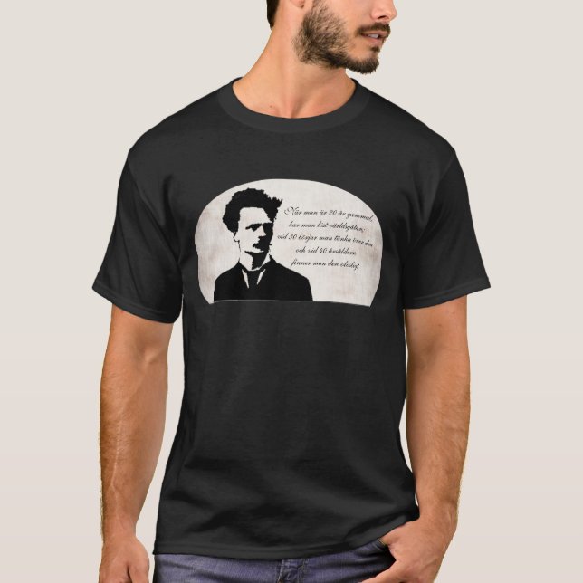 T-shirt Strindberg citat, 20 (Devant)
