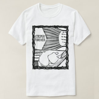 T-shirt STRIPER FOREVER! mono(Fish Forever series 011)