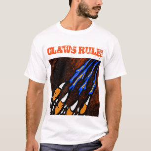 T-SHIRT STRIPES ORANGE ET NOIR