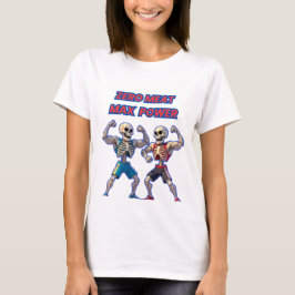 T-shirt Strong to the Bone – Funny Skeleton Muscle Design