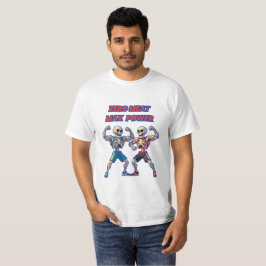 T-shirt Strong to the Bone – Funny Skeleton Muscle Design