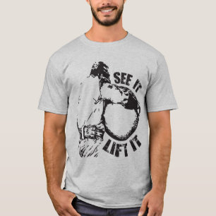 T-shirt Strongman Atlas Stone Lift - Voir Il Lift It Shirt