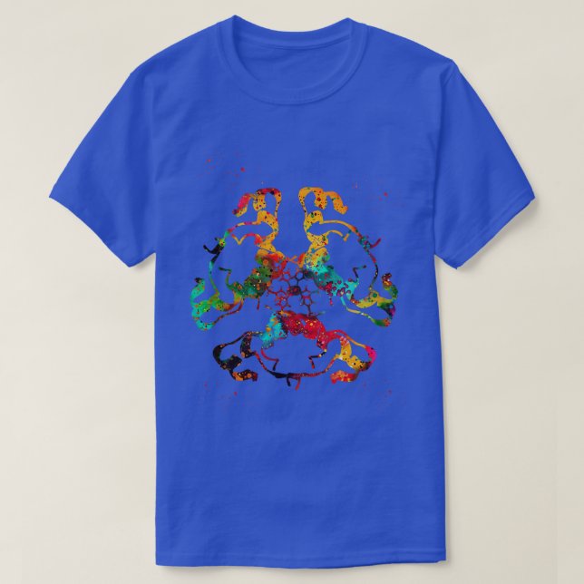 T-shirt Structure de l'insuline 11 (Design devant)