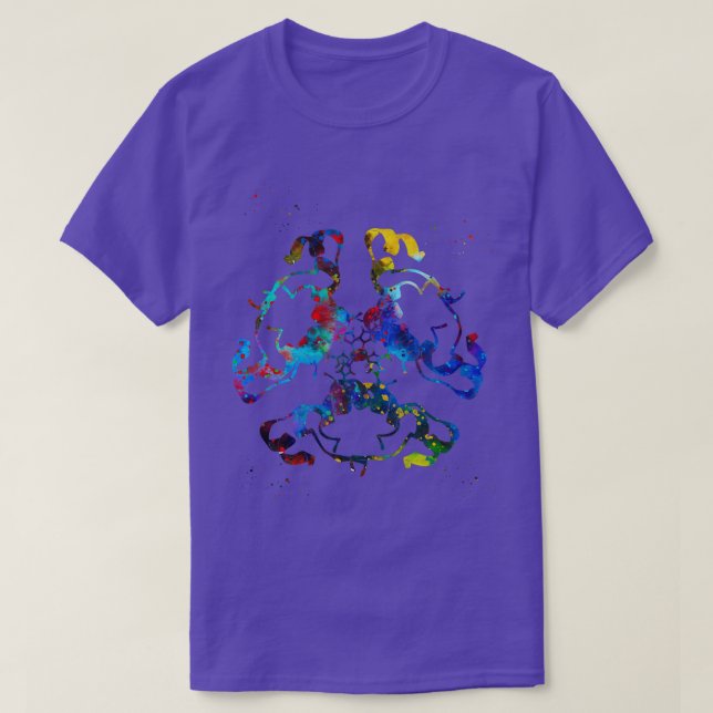 T-shirt Structure d'insuline 2 (Design devant)