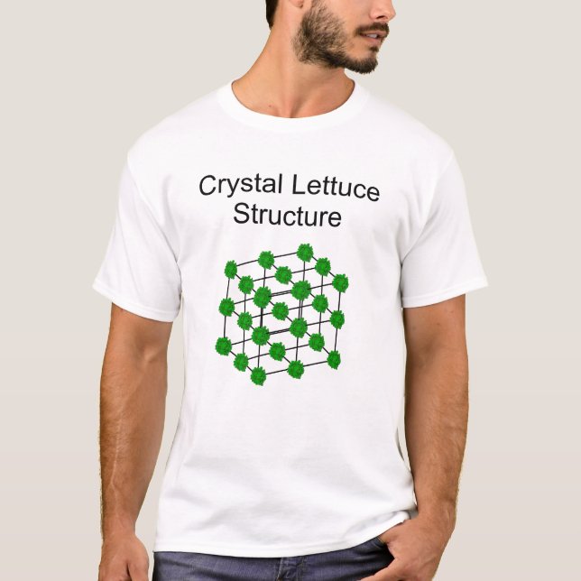 T-shirt Structure en cristal de laitue (Devant)