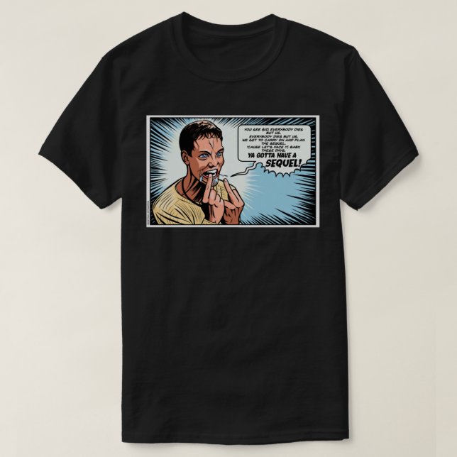 T-shirt Stu Macher Scream Movie Comic Adaption Panel Art C (Design devant)